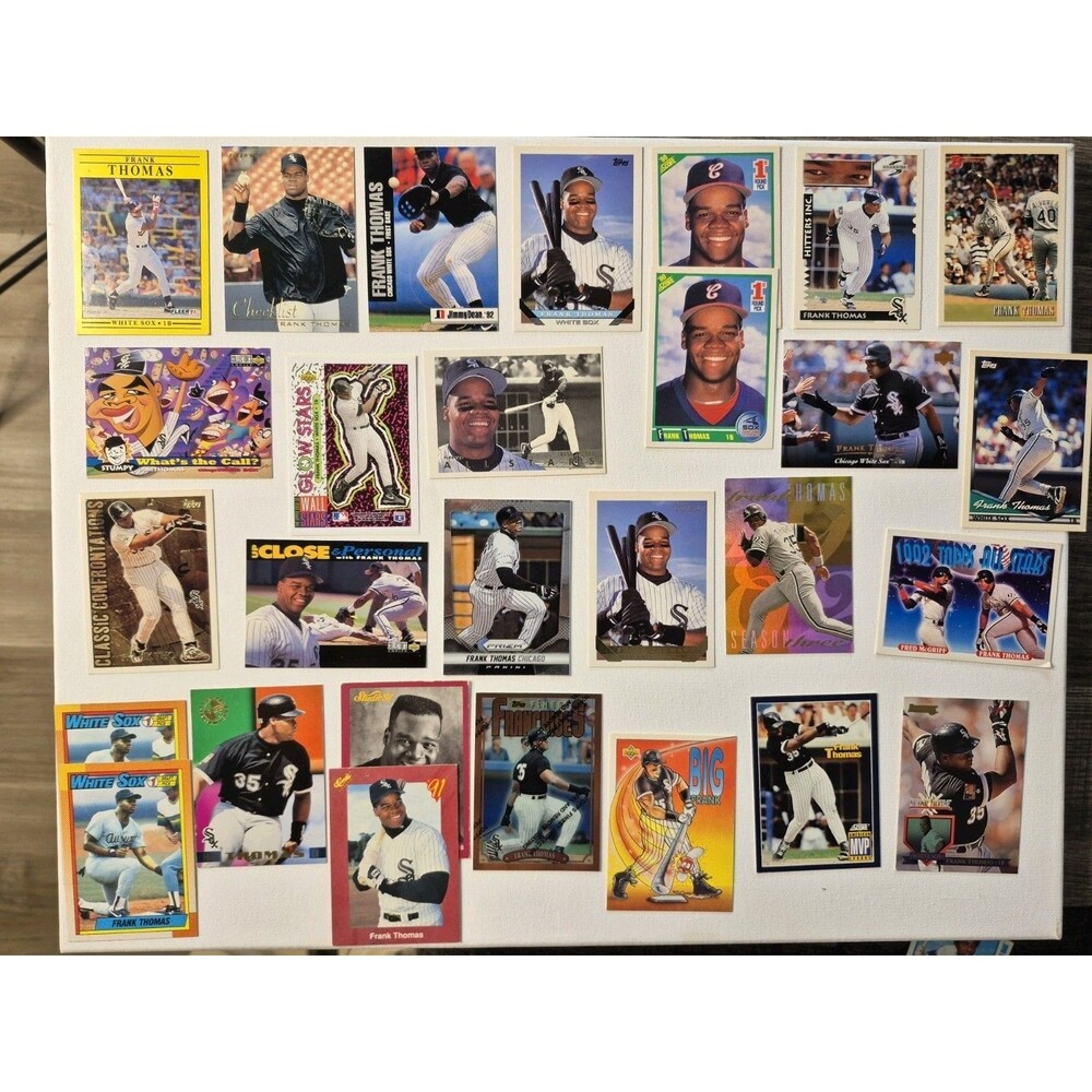 Lot of 30+ Frank Thomas Chicago White Sox 1990s Baseball Cards - Inserts Rookies